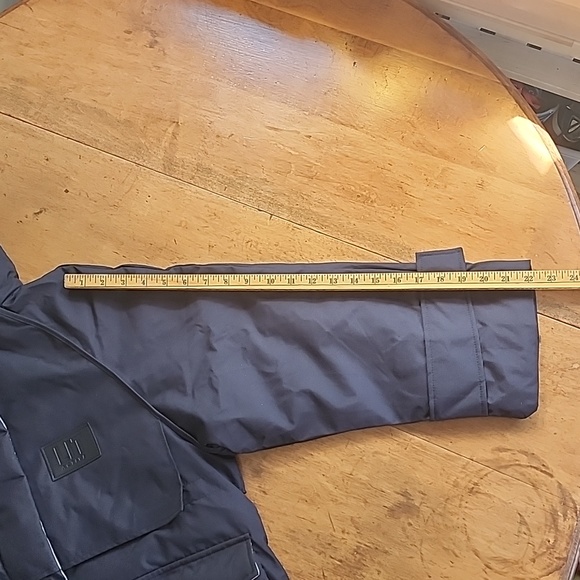 Lit Stouthearted duck down winter parka NWOT hooded pockets oversized black S - Picture 10 of 17